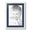 ArtToFrames 16x22" Matted Picture Frame with 12x18" Single Mat Photo Opening Framed in 1.25" White and 2" Mat (FWM-3966-16x22)